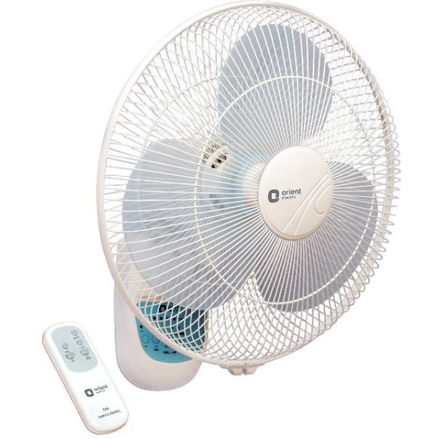 Orient Electric Wall-49 400 MM Wall Fan with Remote (Crystal White)